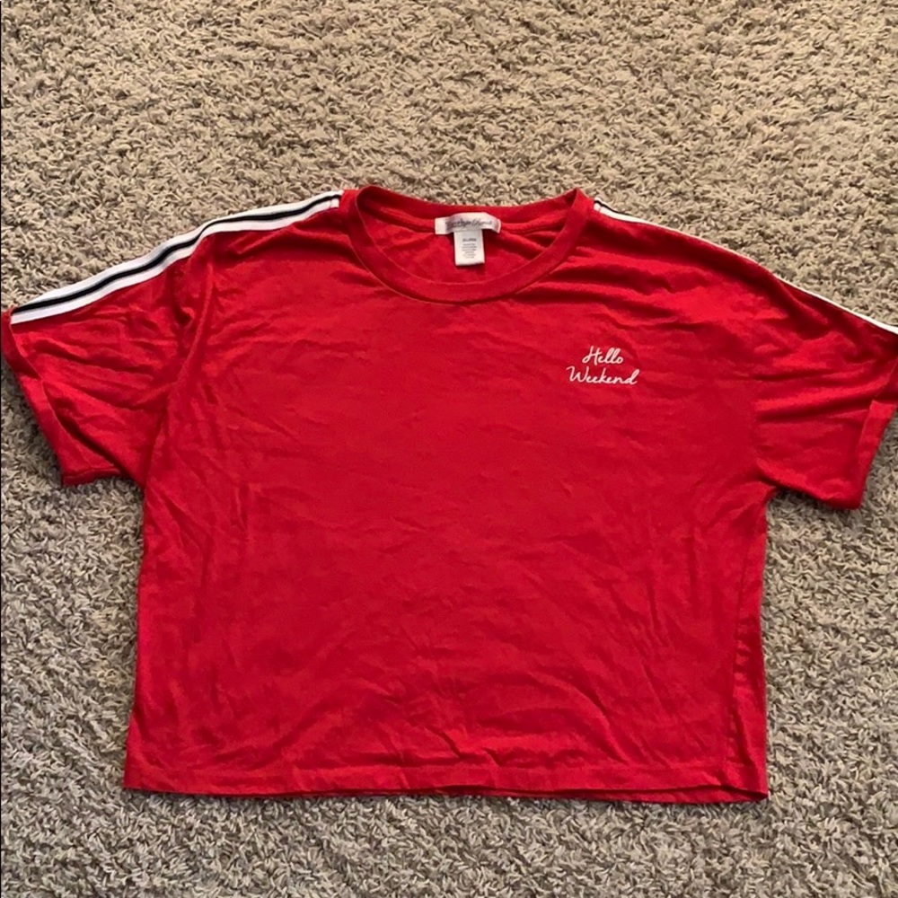 Red Crop Top
